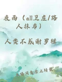 夜雨（all卫庄/路人抹布）