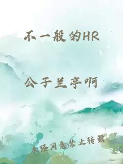 不一般的HR