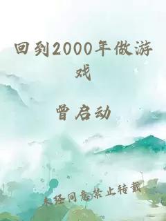 回到2000年做游戏