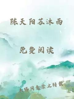 陈天阳苏沐雨